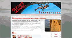 Desktop Screenshot of kletterschule-frankenjura.de